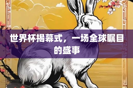世界杯揭幕式，一场全球瞩目的盛事