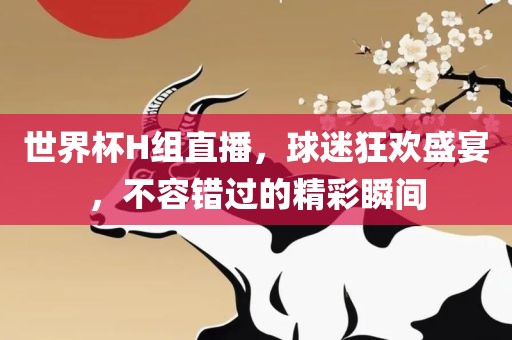 世界杯H组直播，球迷狂欢盛宴，不容错过的精彩瞬间眉山市正发家政服务有限公司