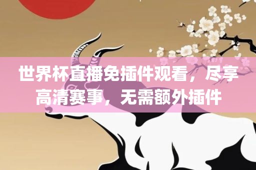 世界杯直播免插件观看，尽享高清赛事，无需额外插件