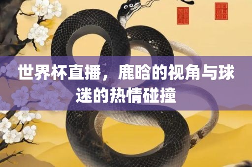 世界杯直播，鹿晗的视角与球迷的热情碰撞