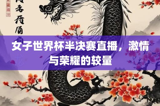 女子世界杯半决赛直播，激情与荣耀的较量