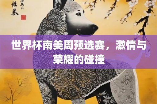 世界杯南美周预选赛，激情与荣耀的碰撞