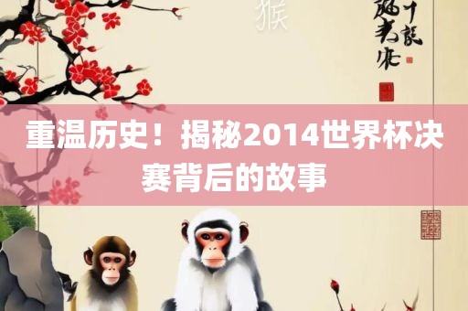 重温历史！揭秘2014世界杯决赛背后的故事