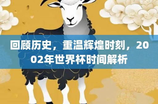 回顾历史，重温辉煌时刻，2002年世界杯时间解析