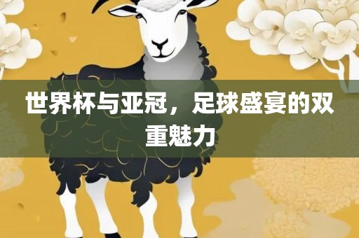 世界杯与亚冠，足球盛宴的双重魅力