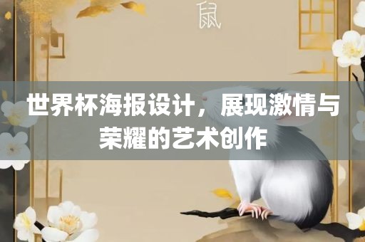 世界杯海报设计，展现激情与荣耀的艺术创作