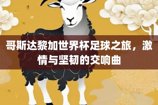 哥斯达黎加世界杯足球之旅，激情与坚韧的交响曲
