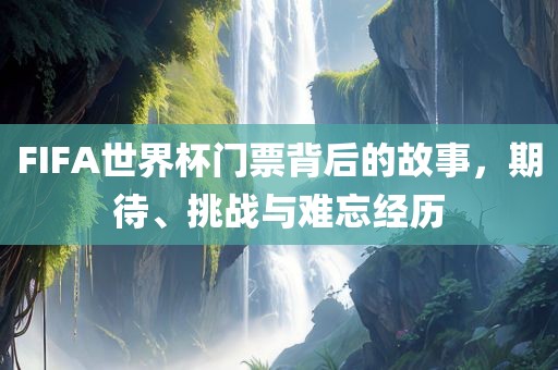 FIFA世界杯门票背后的故事，期待、挑战与难忘经历