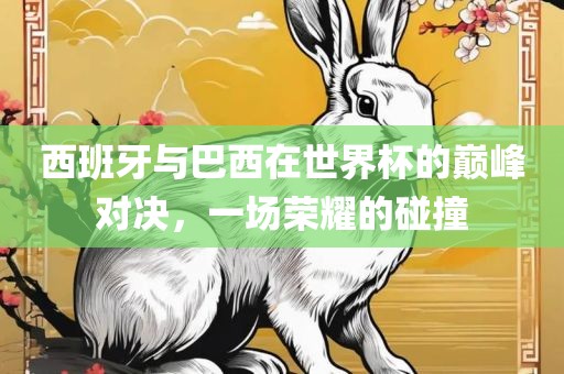西班牙与巴西在世界杯的巅峰对决，一场荣耀的碰撞