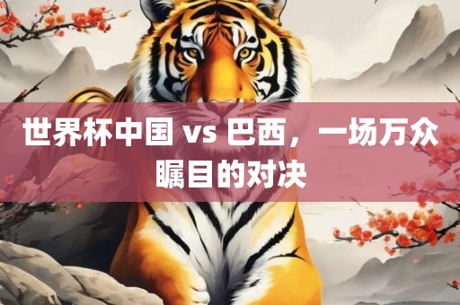世界杯中国 vs 巴西，一场万众瞩目的对决