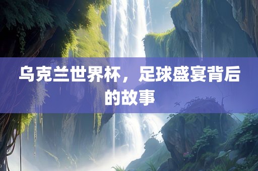 乌克兰世界杯，足球盛宴背后的故事