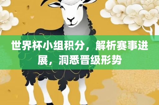 世界杯小组积分，解析赛事进展，洞悉晋级形势