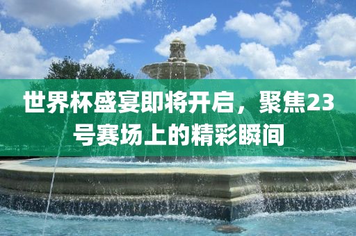 世界杯盛宴即将开启，聚焦23号赛场上的精彩瞬间