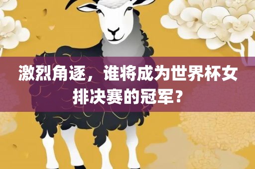 激烈角逐，谁将成为世界杯女排决赛的冠军？