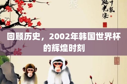 回顾历史，2002年韩国世界杯的辉煌时刻