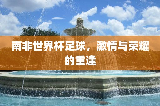 南非世界杯足球，激情与荣耀的重逢