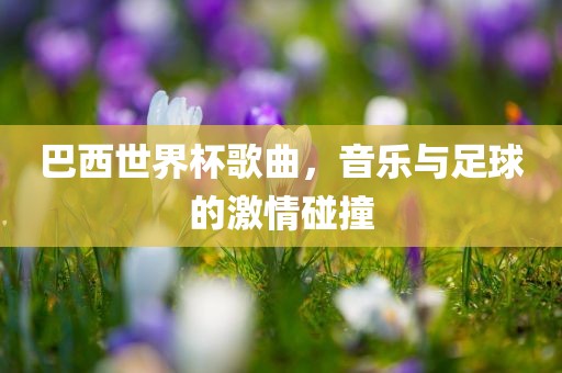 巴西世界杯歌曲，音乐与足球的激情碰撞