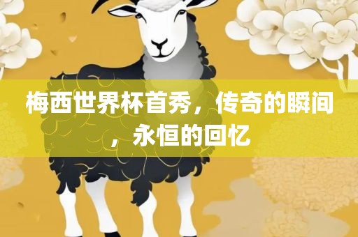 梅西世界杯首秀，传奇的瞬间，永恒的回忆