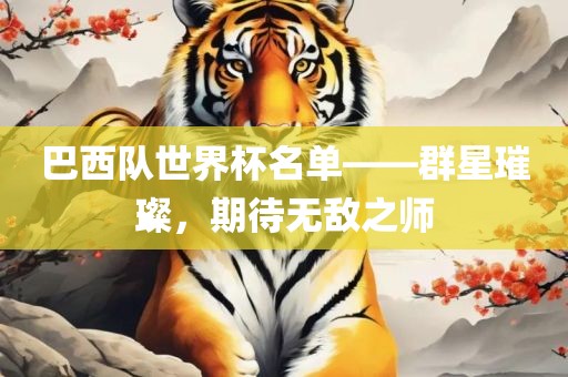 巴西队世界杯名单——群星璀璨，期待无敌之师