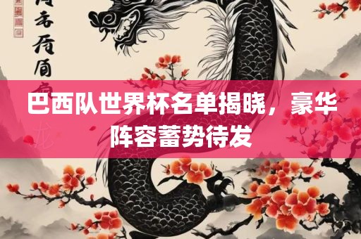 巴西队世界杯名单揭晓，豪华阵容蓄势待发眉山市正发家政服务有限公司