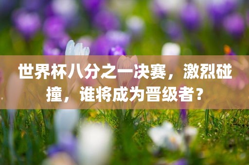 世界杯八分之一决赛，激烈碰撞，谁将成为晋级者？