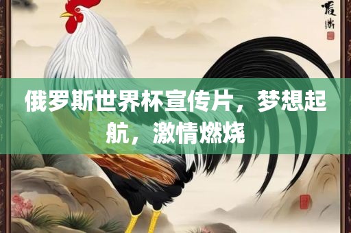 俄罗斯世界杯宣传片，梦想起航，激情燃烧