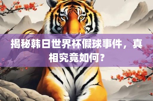 揭秘韩日世界杯假球事件，真相究竟如何？