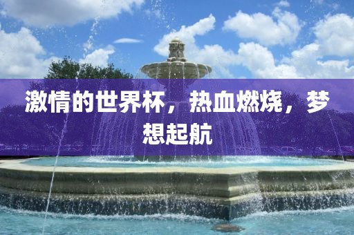 激情的世界杯，热血燃烧，梦想起航