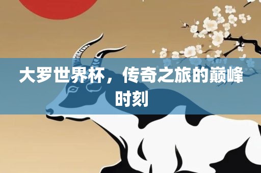 大罗世界杯，传奇之旅的巅峰时刻