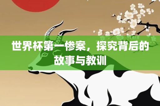 世界杯第一惨案，探究背后的故事与教训