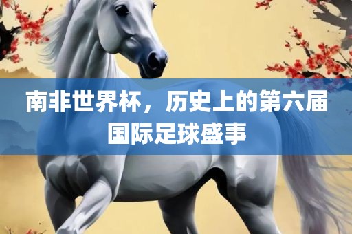 南非世界杯，历史上的第六届国际足球盛事
