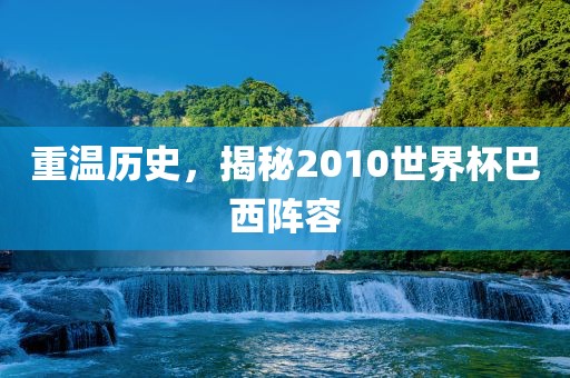 重温历史，揭秘2010世界杯巴西阵容