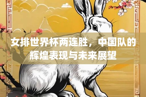 女排世界杯两连胜，中国队的辉煌表现与未来展望