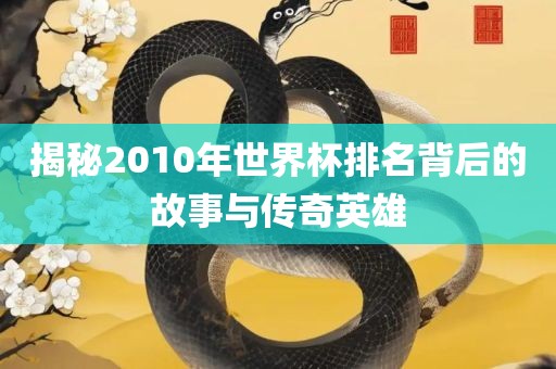 揭秘2010年世界杯排名背后的故事与传奇英雄