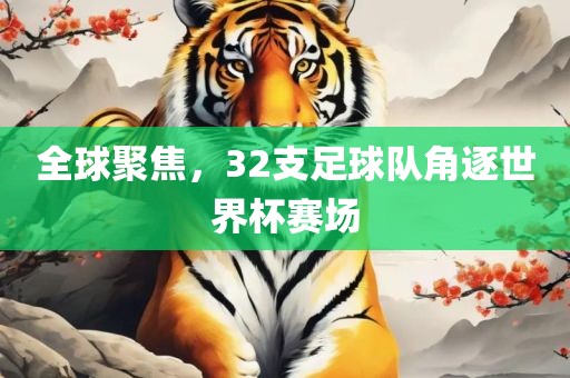 全球聚焦，32支足球队角逐世界杯赛场