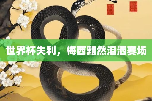 世界杯失利，梅西黯然泪洒赛场