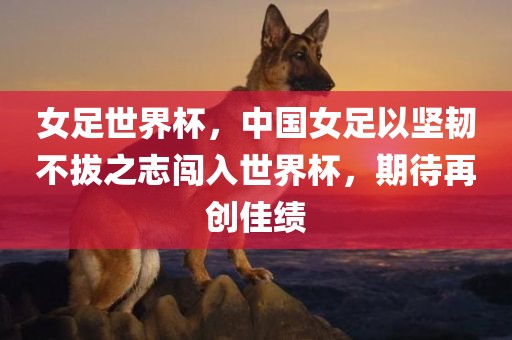 女足世界杯，中国女足以坚韧不拔之志闯入世界杯，期待再创佳绩