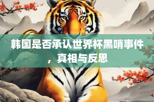 韩国是否承认世界杯黑哨事件，真相与反思
