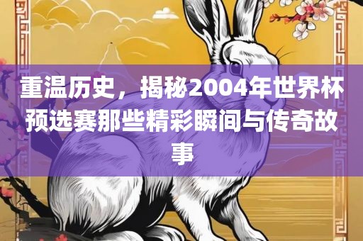 重温历史，揭秘2004年世界杯预选赛那些精彩瞬间与传奇故事