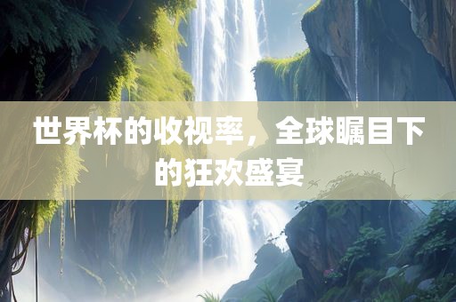 世界杯的收视率，全球瞩目下的狂欢盛宴