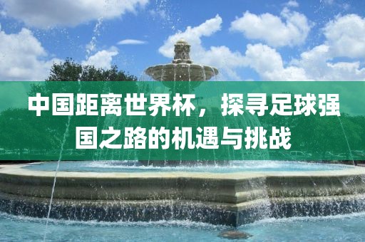 中国距离世界杯，探寻足球强国之路的机遇与挑战